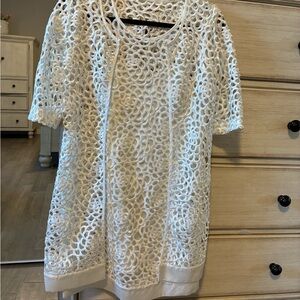 Elegant White Lace Top